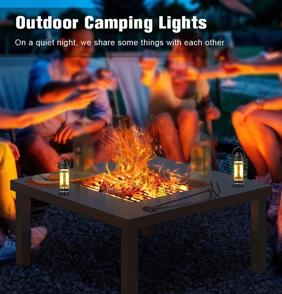 DOTWISE 3000mAh Retro Portable Camping Lantern – Waterproof Outdoor Tent Light